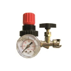 vendita online Riduttore di pressione da 1/4 con manometro e rubinetto Riduttori di pressione Konfit Srl